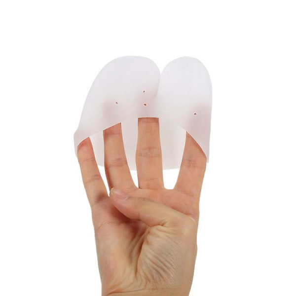 1 par ultramykt silikontåbeskyttelsesdeksel Fotbeskyttelseshylse tåputer Gel for ballettsko Høye hæler Beskyttende pleieverktøy