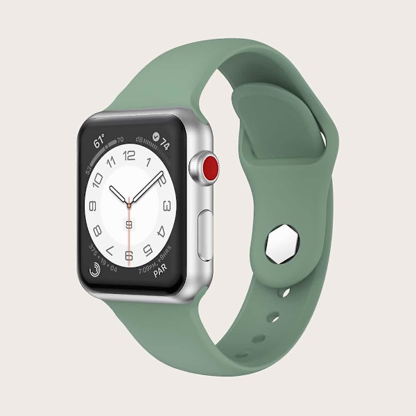 Justerbar klokkearmbånd for Apple Watch Ultra 49mm med sekskantet knott, grønn Green F Apple Watch Ultra 49mm