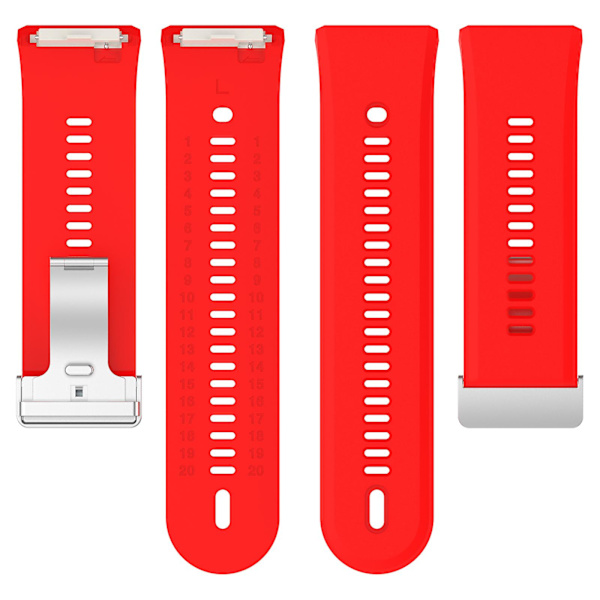 Vaihdettavat hengittävät silikoniset rannekkeet Xiaomi Watch H1 -älykelloon Red