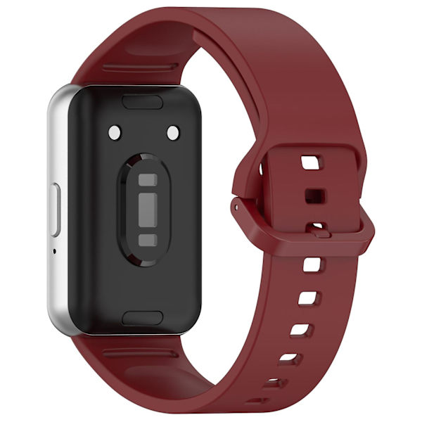 Til Samsung Galaxy Fit3 Fleksibelt Urrem Silikonarmbånd Håndledsarmbånd - Rød Wine red