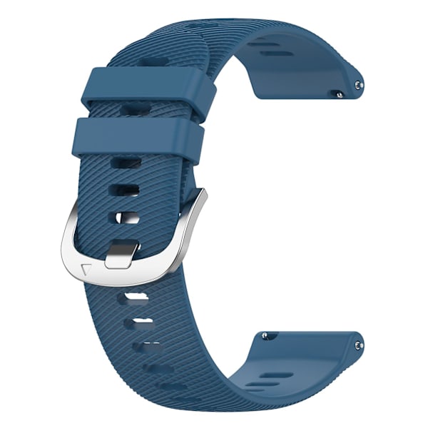 Garmin VivoMove Trend / Venu Sq 2 -silikoniranneke 20 mm, ristiraita, rannekkeen vaihto Dark Blue