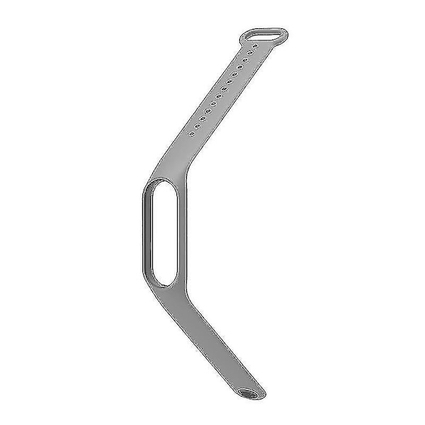 Mjuk TPU-klockarmband för Xiaomi Mi Band 7, justerbart armband Grey, Grey M Xiaomi Mi Band 7