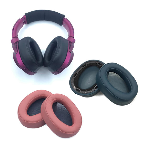 Öronkuddar Öronkudde För sony Mdr-100abn Wh-h900n Hörlurar Minnesskum Öronkåpor