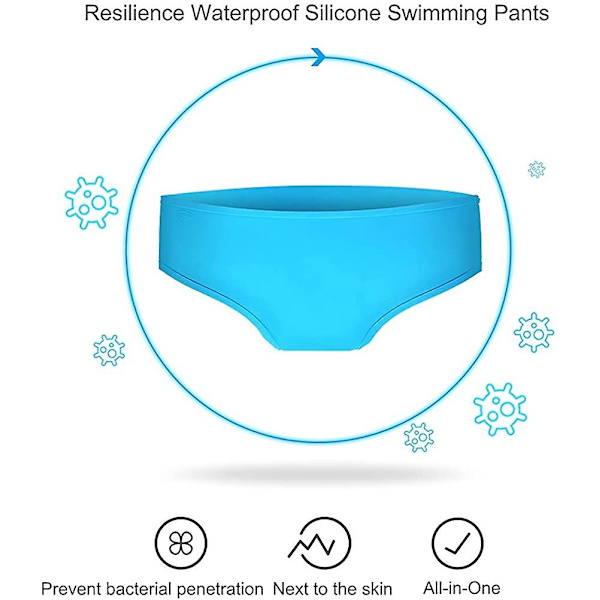 Simbyxor för kvinnor. Vattentät Beach Elastic Silikon Anti-läckage Menstruation