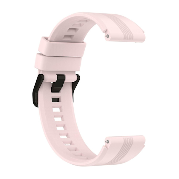 For Honor Watch GS 4 Pehmeä Silikoni Ranneke 22mm Vaihdettava Ranneke - Tummanvihreä Light Pink