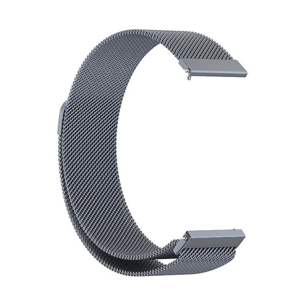 Ersättningsrem i rostfritt stål Magnetisk Milan Fashion Armband för Samsung Galaxy Watch 3 22mm gray