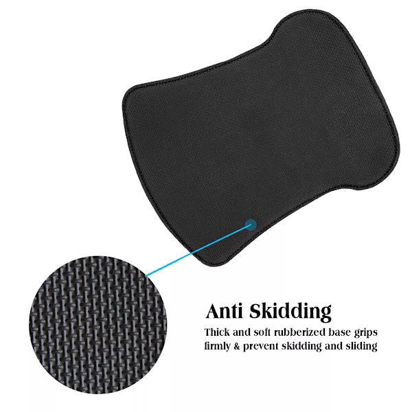 Musmatta i PU-läder med handledsstöd för smärtlindring (Brun)