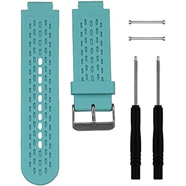 Myk silikonerstatningsklokkerem for Garmin Approach S2 / S4 Teal