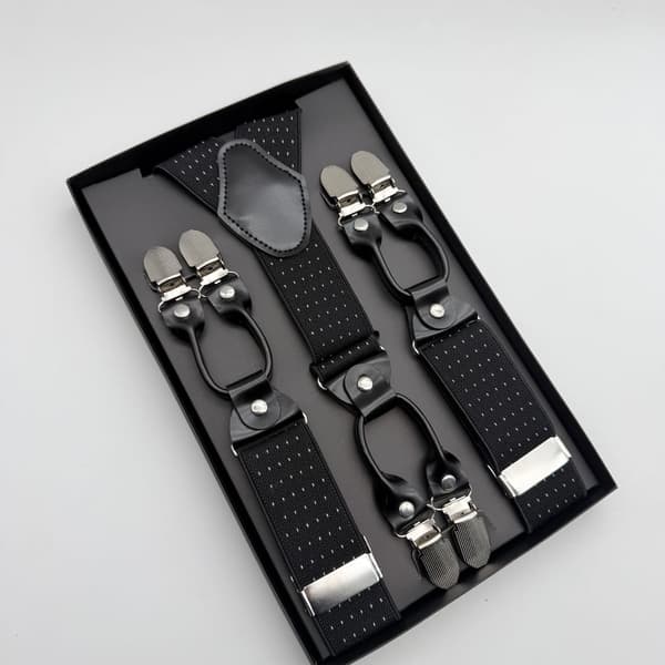 Skjorteholder Menn - 3.5Cm 6 Klips (09)