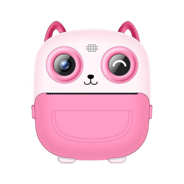 Hd Mini Kamera Børn Termisk Print Digital Kamera Pink (Ingen Kort)
