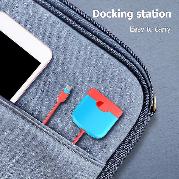 Nintendo Switch Dockingstation | Nintendo Switch TV-tilbehør | Konverter Switch - Tilbehør Black Grey