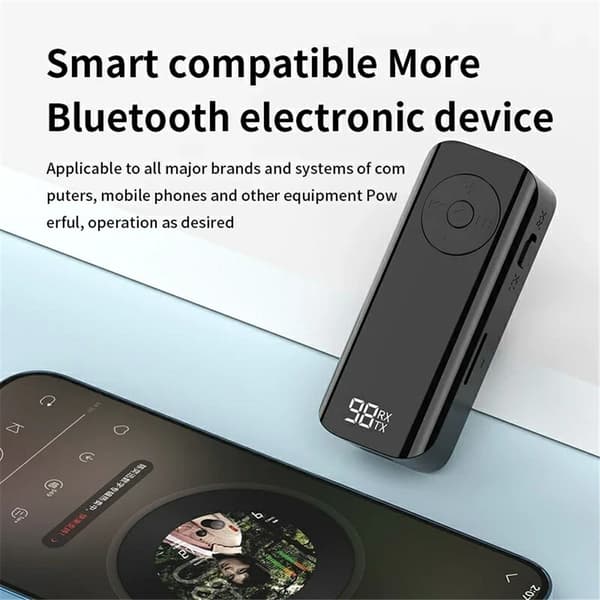 Bluetooth Lavalier-mottaker Bluetooth 5.3 lydsender