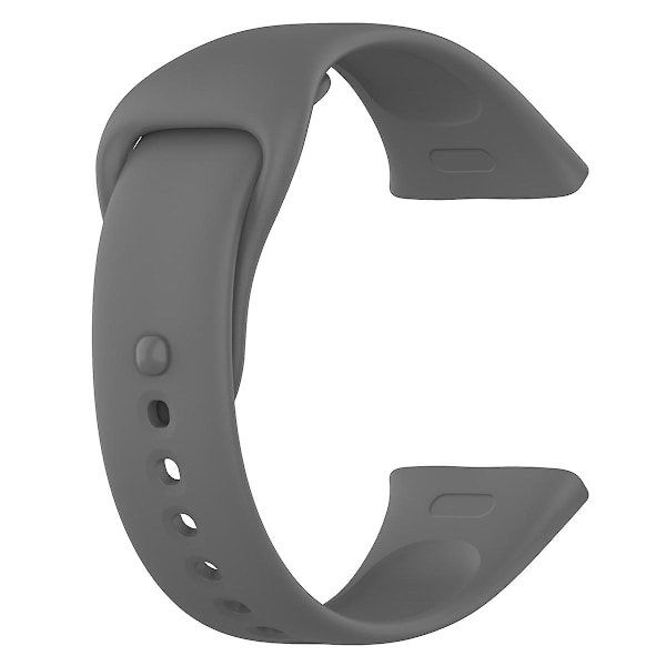 Til Xiaomi Redmi Watch 3/Mi Watch Lite 3 Silikone Urrem Udskiftning Rem Dark Grey