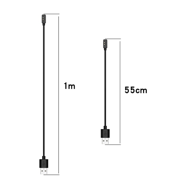 Magnetisk opladerstand til smartwatch til Mi Band 7 Pro 100cm