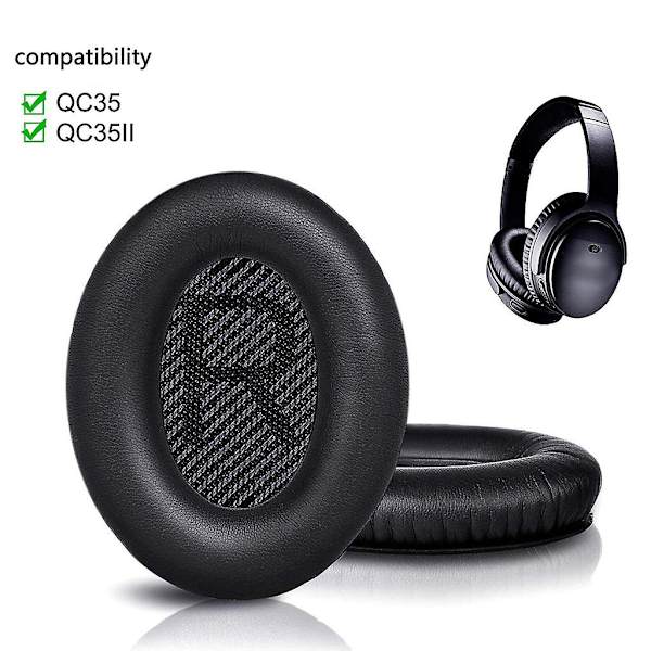 Korkea laatu Vaihdettava Korvatyynyt Pehmeä Sieni Pehmuste Bo-se Qc35 Kuulokkeet Navy Blue