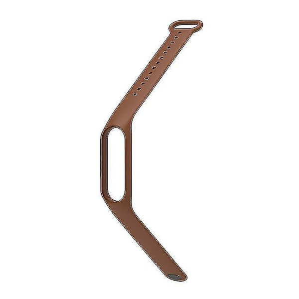 Mjuk TPU-klockarmband för Xiaomi Mi Band 7, justerbart armband Brown, Brown A Xiaomi Mi Band 7