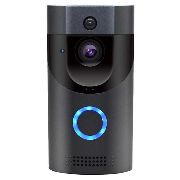 WiFi-dørklokkekamera Vanntett videodørklokkekamera Smart IP-videointercom dørklokke (svart)