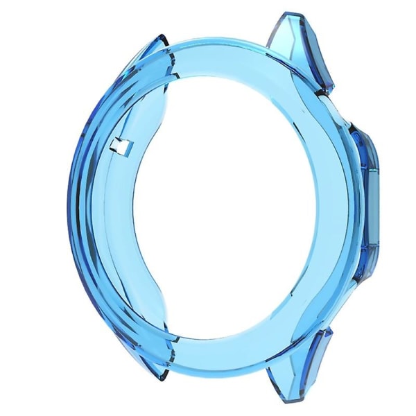 För GT4 41/46 mm Stötsäker anti-scratch TPU Cover Ram Bumper Sleeve Dammtät Transparent Blue 46mm