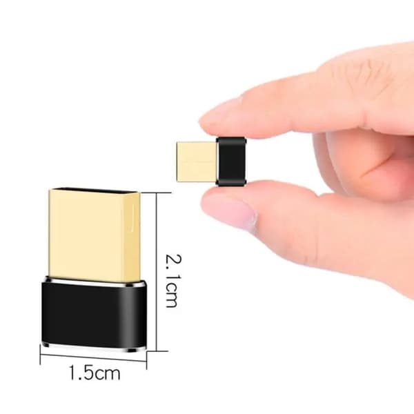 Sovittimet Type C - USB OTG -muunnin (ruusukulta)