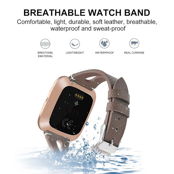 Til Fitbit Versa 2 Rem Til Fitbit Versa 2 Powder Gray