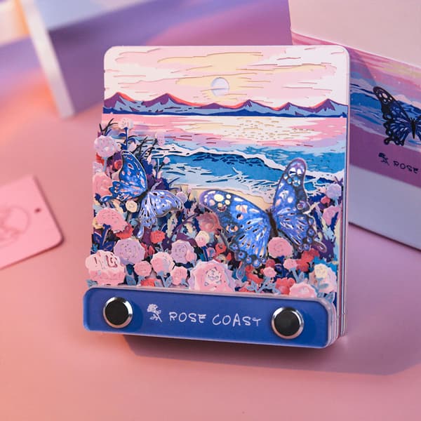Notesblok - Rose Coast Butterfly 3D Stereo Notesblok