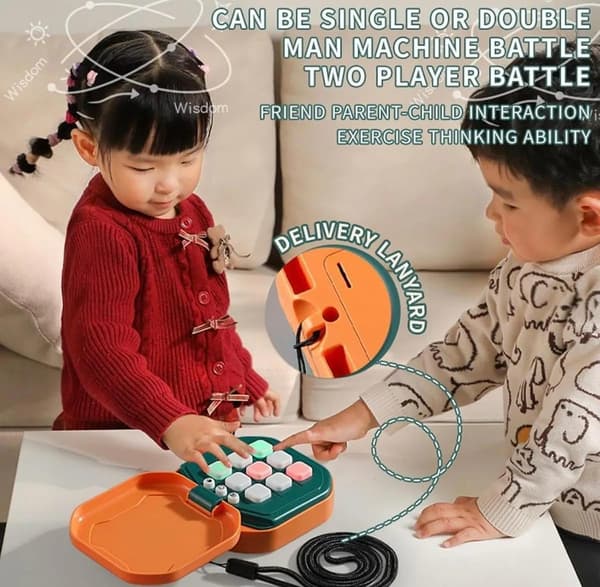 Tic Tac Toe-spel, med tyst läge (orange) Orange