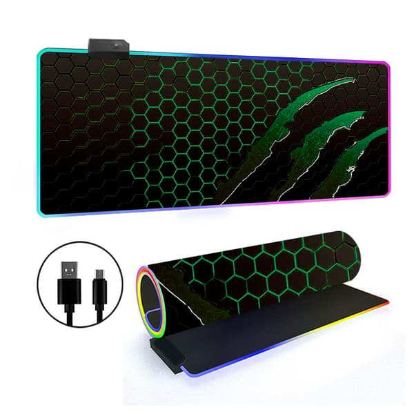 Musematte - Med Rgb 14 Lysmodus Sklisikker Base (Stil 25, 400*800*4Mm)