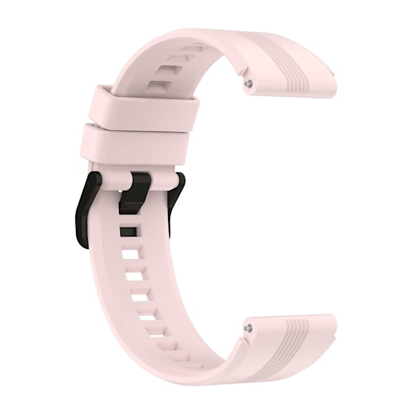 Honor Watch GS 4:lle pehmeä silikoniranneke 22 mm:n vaihtoranneke Light Pink