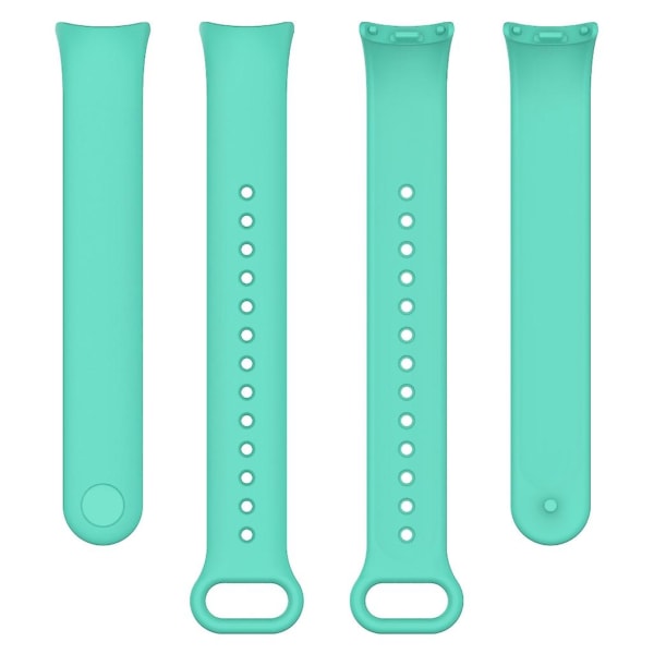 Justerbar silikonrem för Mi Band 8 Smartwatch Armband Armband Bältesögla Yellow green