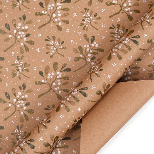 Presentpapper - 4 ark jul för vinterhelg jul, 27,6 * 19,7 tum (08)