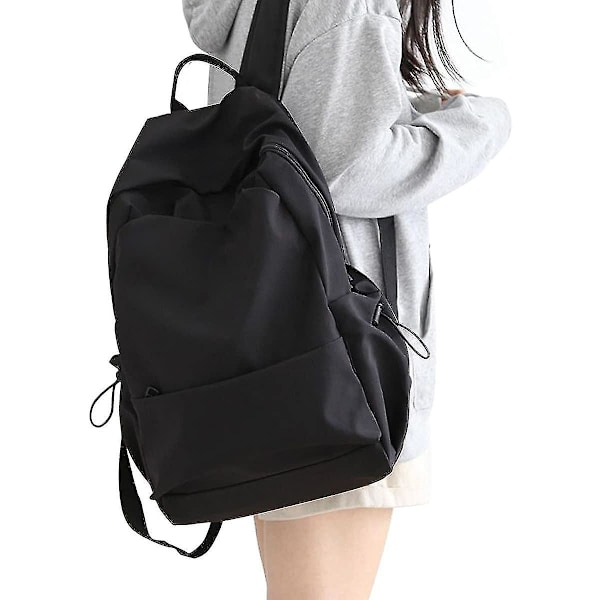 Skolväska Dam Skolväska 14 Tum Laptop Ryggsäck A1black L