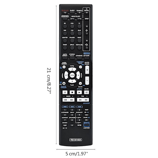 Opdater fjernbetjening til Pioneer Vsx-920 Vsx-820-k fjernbetjening Ingen programmering nødvendig