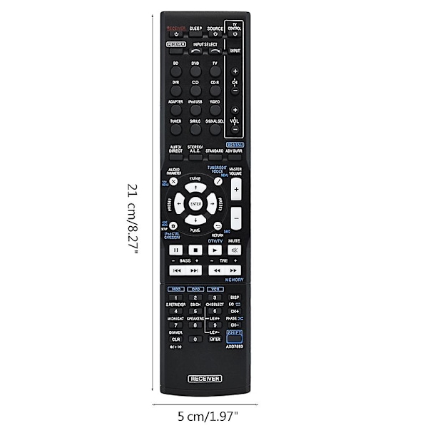 Päivitä kaukosäädin Pioneer Vsx-920 Vsx-820-k -kaukosäätimeen, ohjelmointia ei tarvita