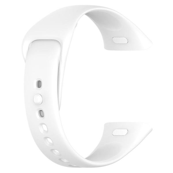 Silikoneurrem til Xiaomi Redmi Watch 3/Mi Lite Watch 3 Blød rem Hurtigudløser urrem White