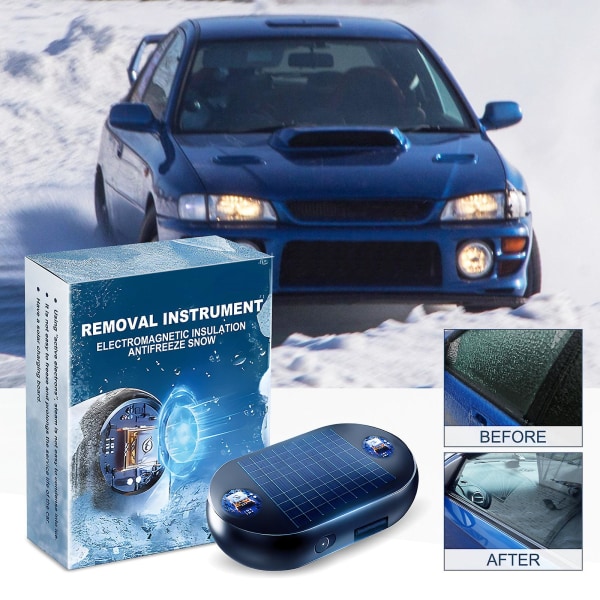 Avancerad elektromagnetisk frysskyddsanordning för snöröjning, frysskyddsanordning för elektromagnetisk snöröjning för bilar 3 Pcs
