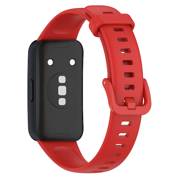 Reserveur urrem 24mm PU læder urrem til Huawei Band 8 Red