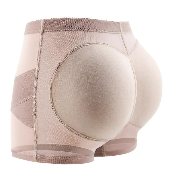 Damer Butt Lift Trosor Body Shaper Byxor Hip Enhancer Trosa Beige S