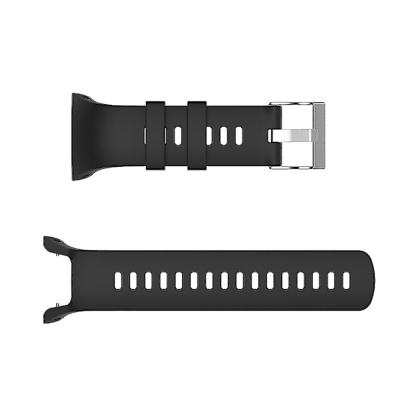 För Suunto- 7/9/baro/d5 Diving Soft Silikon Smart Watch Armbandstillbehör Black