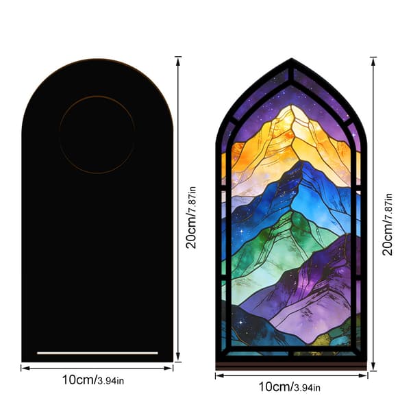 Fantasy bokkrok for bokelskere, med stearinlyslampe Mountain Range