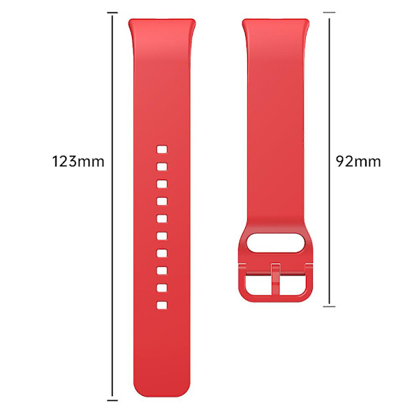 Til Samsung Galaxy Fit3 urrem blød silikone rem udskiftning Orange