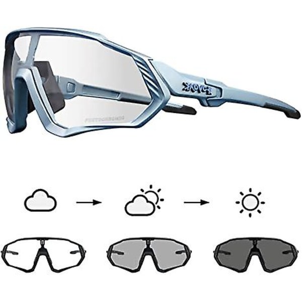 Pyöräilylasit Miesten Photochromic Aurinkolasit Naiset Mtb Maastopyörä Polkupyörä color 4