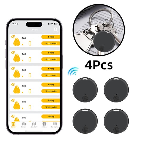 Anti-Lost Enhed Smart Alarm Positionering 5.0 Bluetooth Sort
