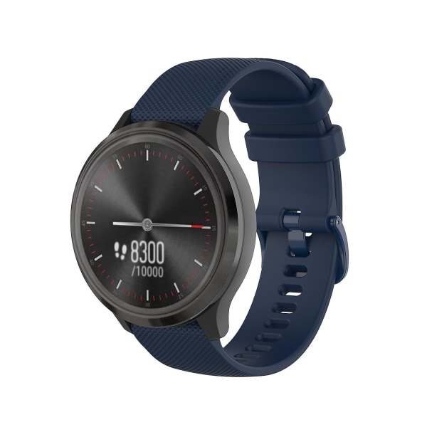 22mm rutigt silikonrem till Huawei Watch Gt 2 46mm Blue