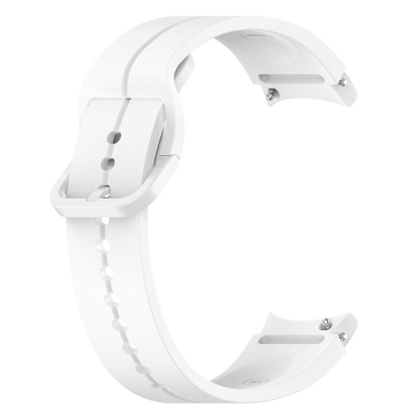 Samsung Galaxy Watch6 / Watch6 Classic / Watch 5 / 5 Pro / Watch3 41mm Silikoniurainen uranauha 20mm White