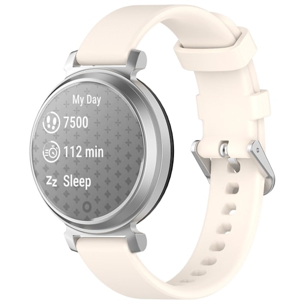 For Garmin Lily 2 Silikone Urrem 14mm Vandtætte Bløde Udskiftningsremme Starlight