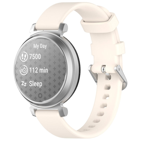 Garmin Lily 2 -silikonirannekkeet 14 mm vedenpitävät pehmeät vaihtohihnat Starlight