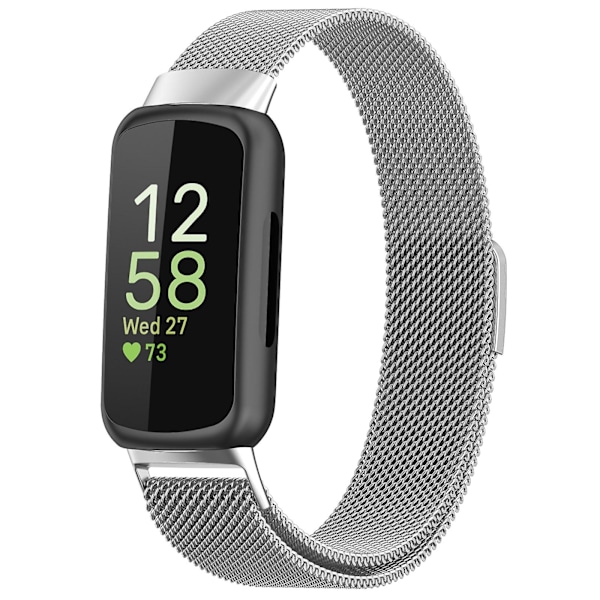 Milanese-rannekoru Fitbit Inspire 3 -laitteelle Silver
