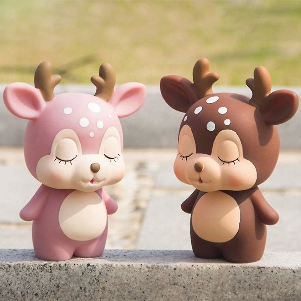 Deer Piggy Bank Money Bank Desktop Ornament