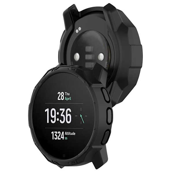 Anti-drop TPU-skyddsfodral för SUUNTO 9 Peak/9 Peak Pro Black
