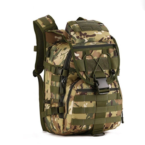 Militär ryggsäck, 40L taktisk ryggsäck - FÄRG: CP camouflage